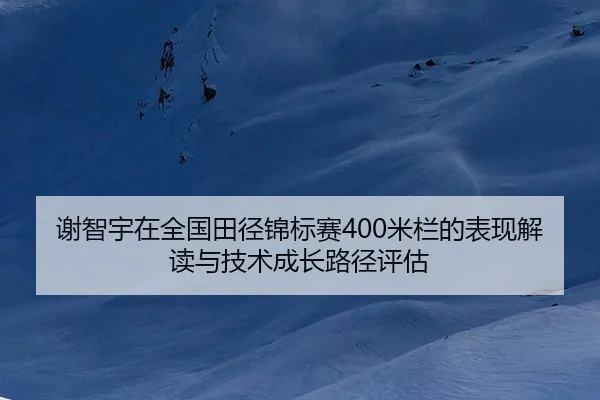 谢智宇在全国田径锦标赛400米栏的表现解读与技术成长路径评估